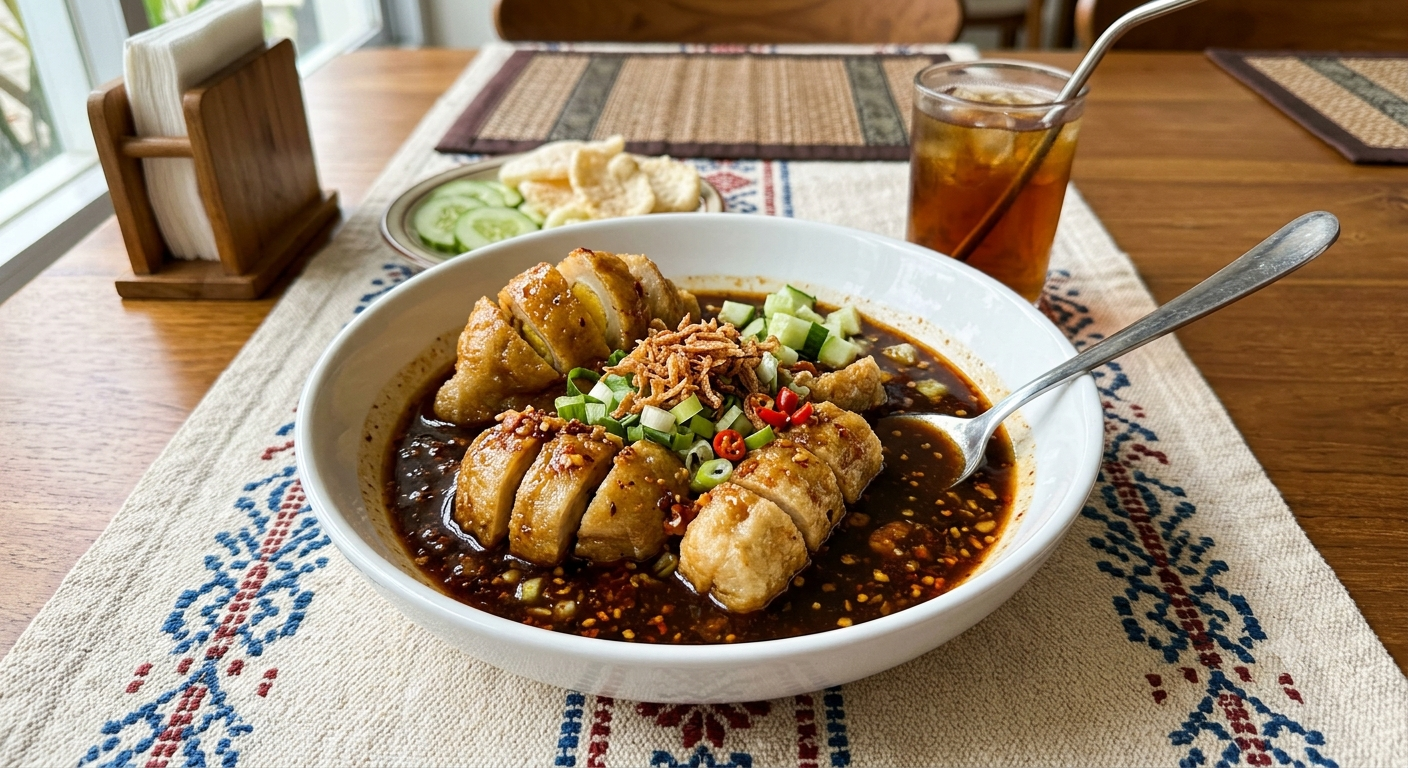 Pempek Kuah Cuko Pedas